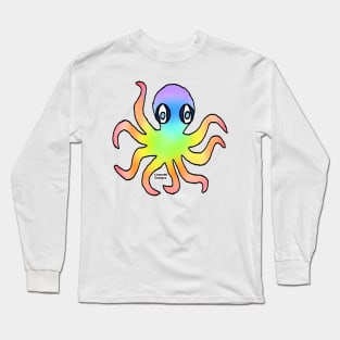 Rainbow Octopus Long Sleeve T-Shirt